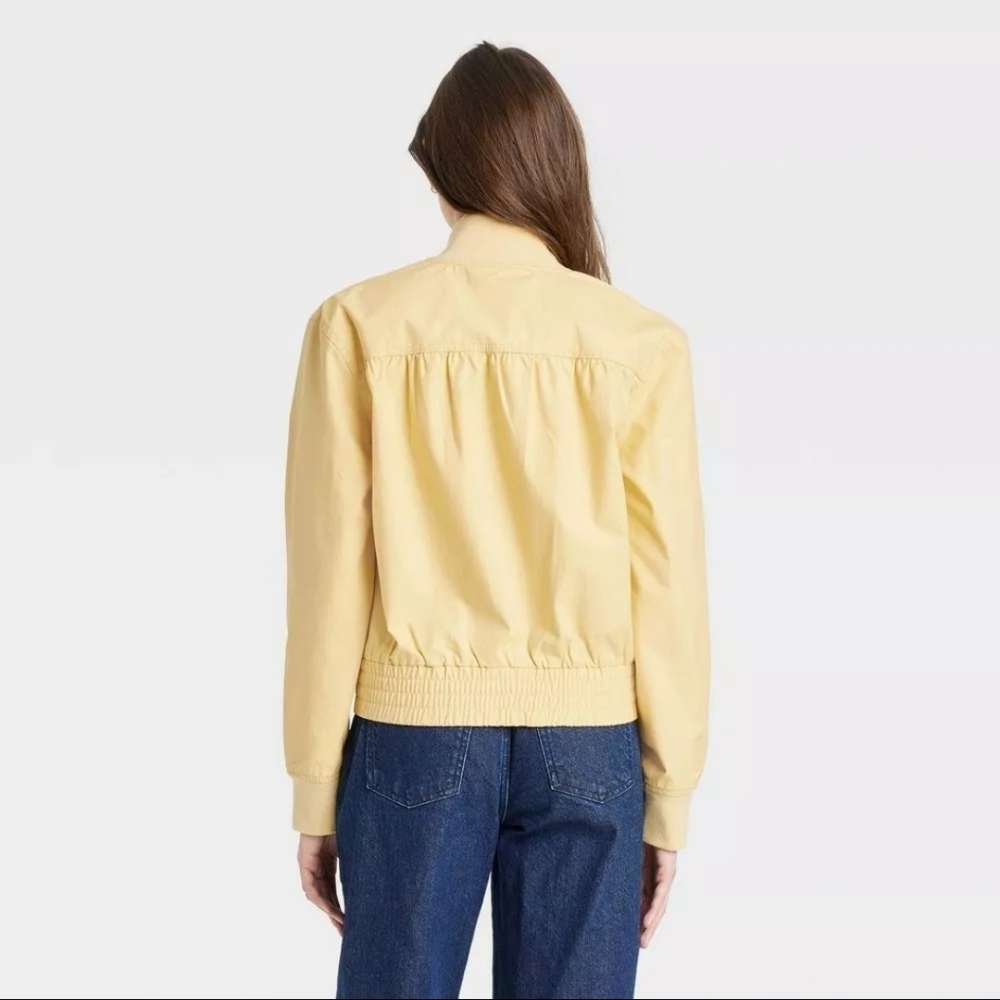 Universal Thread Yellow Cargo Bomber Jacket XXL - Picture 2 of 16